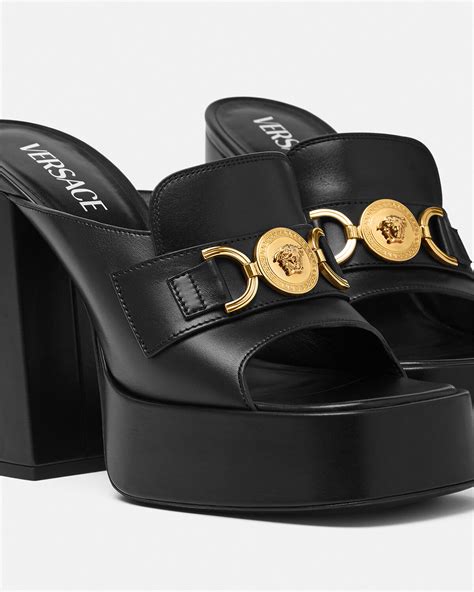 versace platform mules|versace platform shoes.